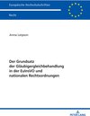 Buchcover Der Grundsatz der Gläubigergleichbehandlung in der EuInsVO und nationalen Rechtsordnungen
