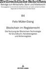 Buchcover Blockchain im Registerrecht