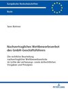 Buchcover Nachvertragliches Wettbewerbsverbot des GmbH-Geschäftsführers