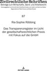 Buchcover Das Transparenzregister im Licht der gesellschaftsrechtlichen Praxis mit Fokus auf die GmbH