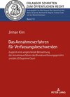 Buchcover Das Annahmeverfahren für Verfassungsbeschwerden
