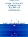 Buchcover "Le Chef-d’œuvre inconnu” di Balzac alle radici della Modernità