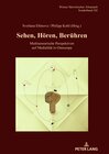 Buchcover Sehen, Hören, Berühren