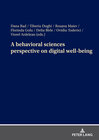 Buchcover A behavioral sciences perspective on digital well-being