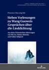 Buchcover Sieben Vorlesungen zu Wang Guoweis «Gesprächen über die Lieddichtung»