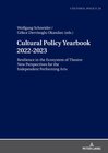 Buchcover Cultural Policy Yearbook 2022-2023 Resilience in the Ecosystem of Theatre