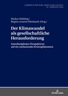 Buchcover Der Klimawandel als gesellschaftliche Herausforderung
