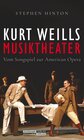 Buchcover Kurt Weills Musiktheater