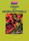 Buchcover Vitamin- und Mineralstofftabelle
