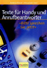 Buchcover Texte für Handy und Anrufbeantworter