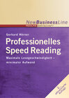 Buchcover Professionelles Speed Reading