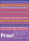 Buchcover Frau!