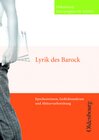 Buchcover Oldenbourg Textnavigator für Schüler / Lyrik des Barock