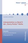 Buchcover Klasse! Lektüre / 7./8. Jahrgangsstufe - Interpretation zu Band V der Harry-Potter-Reihe