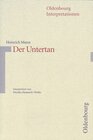 Buchcover Oldenbourg Interpretationen / Der Untertan