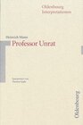 Buchcover Oldenbourg Interpretationen / Professor Unrat