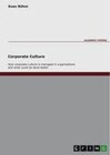 Buchcover Corporate Culture - How Corporate Culture is managed in organisations and what could be done better. Sven Röhm
