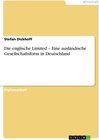 Buchcover Die englische Limited – Eine ausländische Gesellschaftsform in Deutschland
