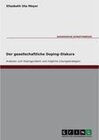 Buchcover Der gesellschaftliche Doping-Diskurs. Analysen zum Dopingproblem und mögliche Lösungsstrategien. Elisabeth Uta Meyer