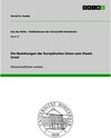 Buchcover Die Beziehungen der Europäischen Union zum Staate Israel
