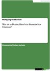 Buchcover Was ist in Deutschland ein literarisches Chanson?