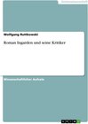 Buchcover Roman Ingarden und seine Kritiker