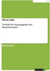 Buchcover Technik des Aquajoggings und Beispielstunden