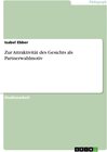 Buchcover Zur Attraktivität des Gesichts als Partnerwahlmotiv. Isabel Ebber