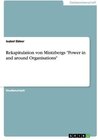 Buchcover Rekapitulation von Mintzbergs Power in and around Organisations. Isabel Ebber