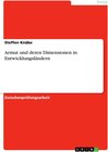Buchcover Armut und deren Dimensionen in Entwicklungsländern. Steffen Knäbe