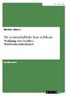 Buchcover Die wissenschaftliche Spur in Johann Wolfgang von Goethes Wahlverwandtschaften. Matthias Widner