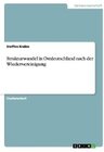 Buchcover Strukturwandel in Ostdeutschland nach der Wiedervereinigung. Steffen Knäbe