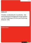 Buchcover 50 Jahre saudiarabische Geschichte - Die Entwicklung des Königreichs Saudi-Arabien von der Gründung 1932 bis zum Tod Kön