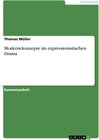 Buchcover Modernekonzepte im expressionistischen Drama