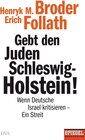 Buchcover Gebt den Juden Schleswig-Holstein!