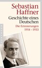 Buchcover Geschichte eines Deutschen