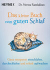 Buchcover Das kleine Buch vom guten Schlaf