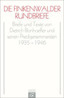 Buchcover Die Finkenwalder Rundbriefe