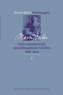 Buchcover Frühe kulturkritische und philosophische Schriften (1891-1924)