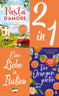 Buchcover Eine Liebe in Italien: Valentina Cebeni, Der Orangengarten/ Lucinde Hutzenlaub, Pasta d'amore (2in1 Bundle)