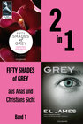 Buchcover 2in1 Fifty Shades of Grey aus Anas und Christians Sicht