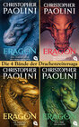 Buchcover Eragon Band 1-4: Das Vermächtnis der Drachenreiter / Der Auftrag des Ältesten / Die Weisheit des Feuers / Das Erbe der M