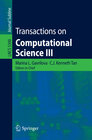 Buchcover Transactions on Computational Science III