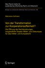 Buchcover Von der Transformation zur Kooperationsoffenheit?