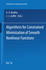 Buchcover Algorithms for Constrained Minimization of Smooth Nonlinear Functions