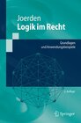 Buchcover Logik im Recht