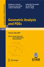 Buchcover Geometric Analysis and PDEs