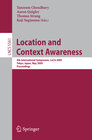 Buchcover Location and Context Awareness