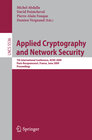 Buchcover Applied Cryptography and Network Security
