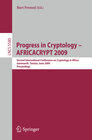 Buchcover Progress in Cryptology -- AFRICACRYPT 2009